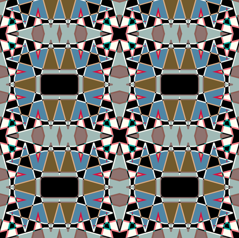 AfricanMix-sky fabric by grannynan on Spoonflower - custom fabric