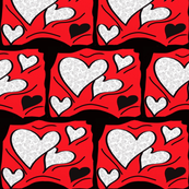 Heart bricks 