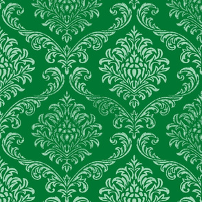Timeless brocade/ Emerald