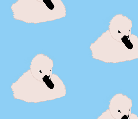 Baby Goslings fabric by animotaxis on Spoonflower - custom fabric