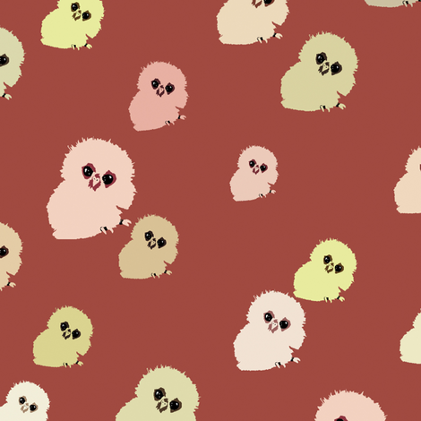 Baby Owlets fabric by animotaxis on Spoonflower - custom fabric