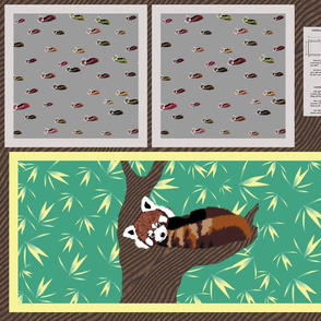 Red Panda Pillow Slip