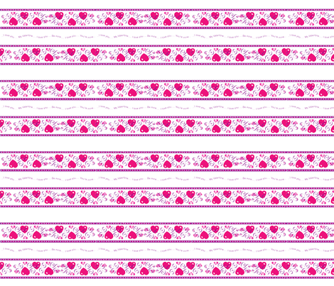 Hearts_4_copy fabric by gcatmash on Spoonflower - custom fabric