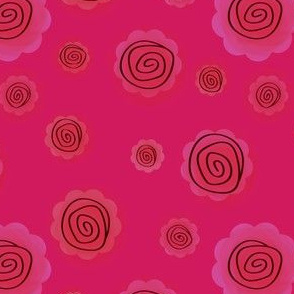 Roses in pink