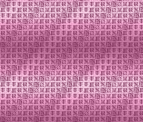 loveletters fabric by wordfabric on Spoonflower - custom fabric