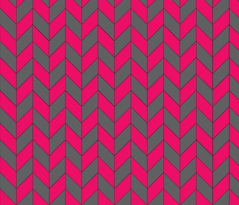 Gray-Pink Herringbone fabric by megankaydesign on Spoonflower - custom fabric