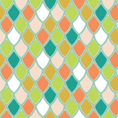 Sorbet Scales fabric by mrshervi on Spoonflower - custom fabric