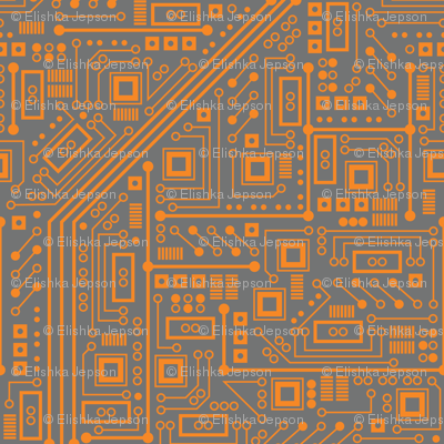 Robotika Circuit Board (Orange)