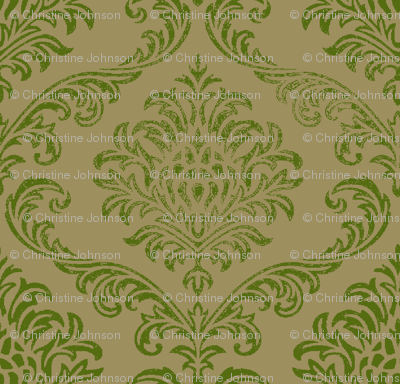 Timeless brocade/ Fern