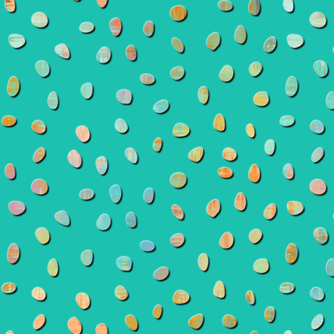 sketch_texture_dots_turquoise-4x fabric by glimmericks on Spoonflower - custom fabric