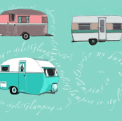 Vintage Travel Trailers Large Scale