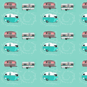 Vintage Travel Trailers Large Scale