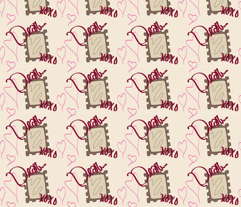Dear...XOXO fabric by alyciagillaspie on Spoonflower - custom fabric
