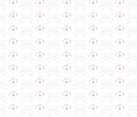 big_swans_use fabric by julezaruski on Spoonflower - custom fabric