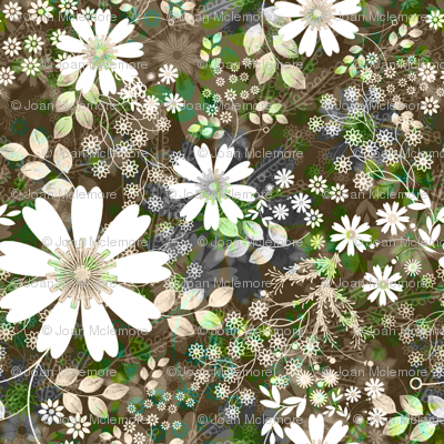Cosmos Meadow in silver frost