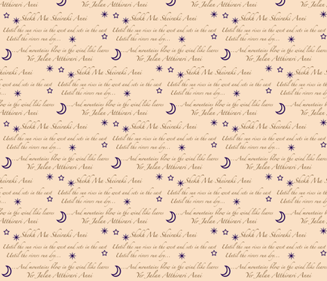 notes fabric by kaylaconspiracy on Spoonflower - custom fabric