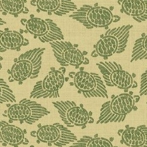 turtles - light/dark green