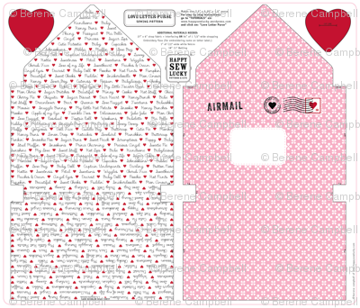 Love Letter Cut 'n Sew Purse