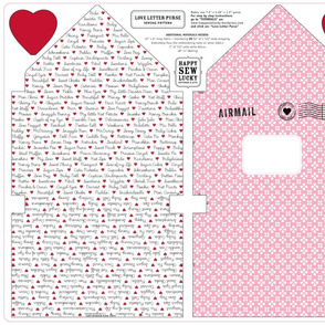 Love Letter Cut 'n Sew Purse