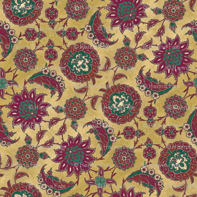 Antique Arabic floral