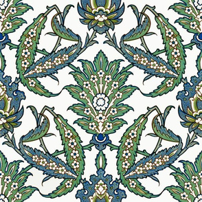 Persian pattern, restored colors