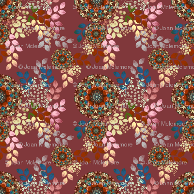 Meadow Bouquet in plum