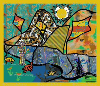 The Ottoman Turtles Fly Kites with the Lady of Colors (basic repeat)