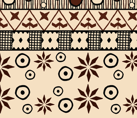 Savage Tribe Fabric fabric by pirophobia on Spoonflower - custom fabric