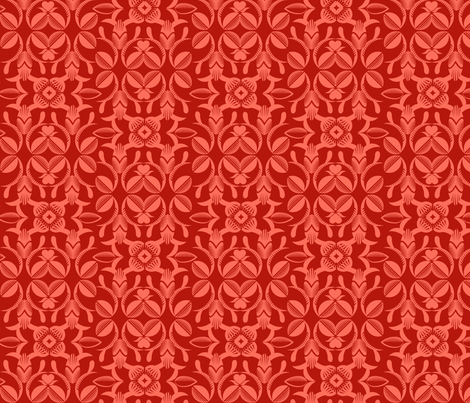 Ornate garden rose fabric by cjldesigns on Spoonflower - custom fabric