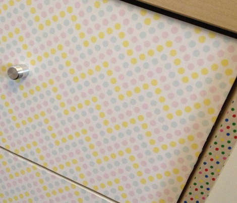 Zig Zag Polka Dots in Map