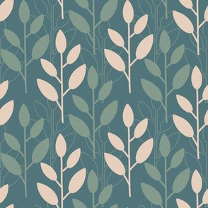 retro floral pattern