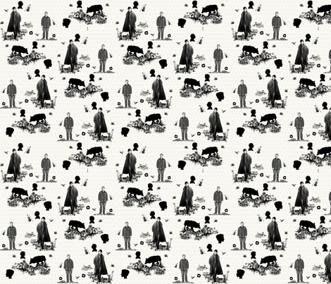 sherlock Toile fabric by rdsutherland on Spoonflower - custom fabric