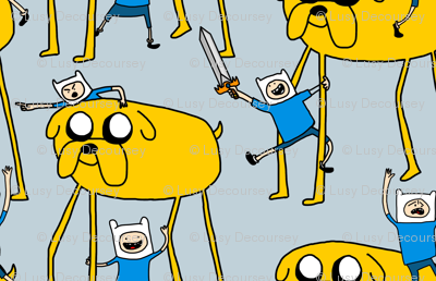 Adventure Time!! (in blue)