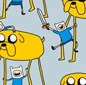 Adventure Time!! (in blue)