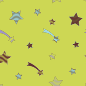 Fabric_PopStars2_green