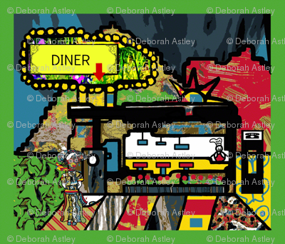 The Only Diner in Town (repeat design)