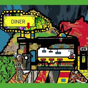 The Only Diner in Town (repeat design)