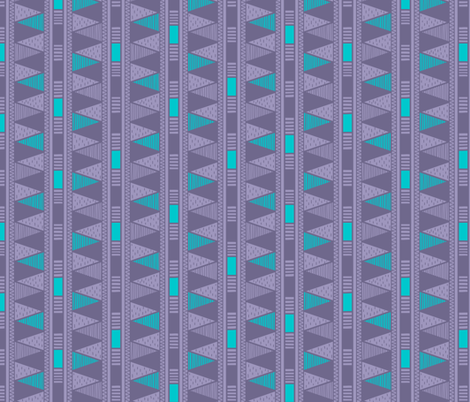 African Inspired Geometric Triangles