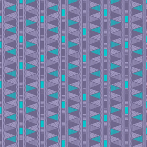 African Inspired Geometric Triangles