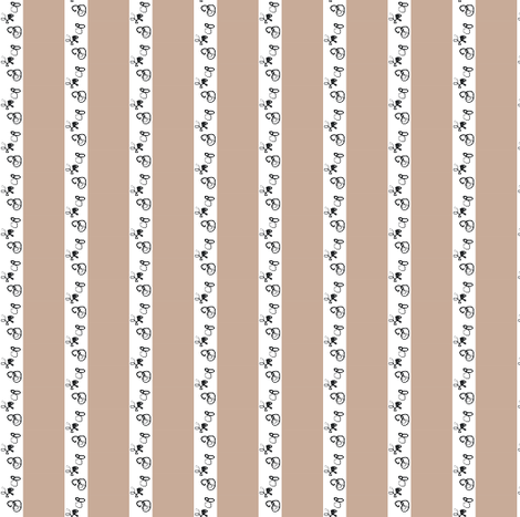 stripes with abstract things fabric by alplo on Spoonflower - custom fabric
