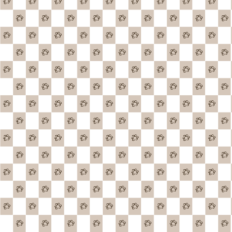 chessflower fabric by alplo on Spoonflower - custom fabric