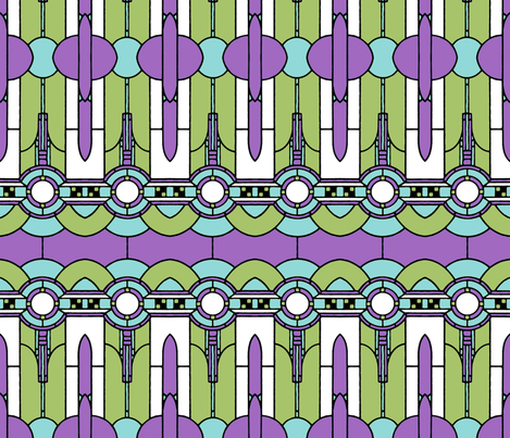 Art_Deco4_pastel fabric by mammajamma on Spoonflower - custom fabric