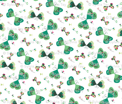 Emerald Butterflies