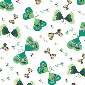 Emerald Butterflies
