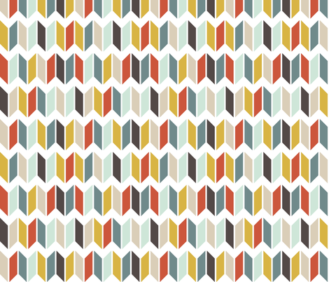 ChevronSlices fabric by mrshervi on Spoonflower - custom fabric