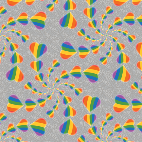 Rainbow Swirl fabric by designtrends on Spoonflower - custom fabric
