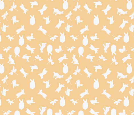 sunset fabric by kirsten_miller on Spoonflower - custom fabric
