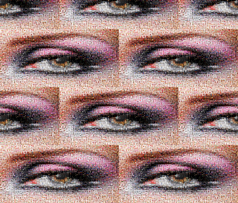 mosaic eye fabric by krs_expressions on Spoonflower - custom fabric