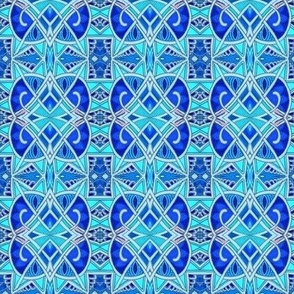 New Years Eve 1928 (large size, all blue)
