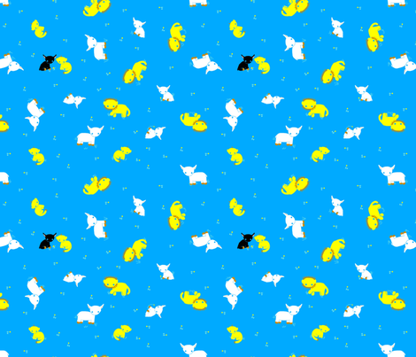 lionandlamb fabric by rosaleendhu on Spoonflower - custom fabric
